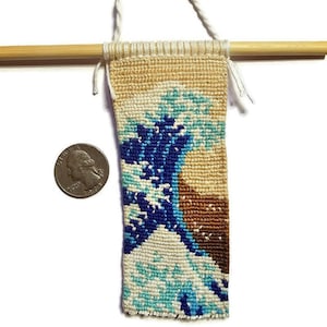 The Great Wave off Kanagawa Handwoven/Handmade Wall Hanging