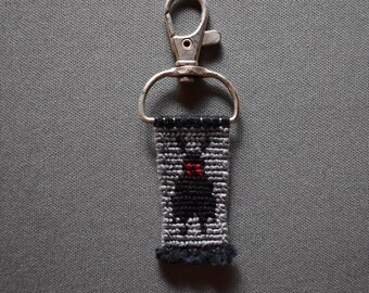 Mothman Handmade/Handwoven Keychain