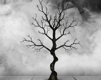 Black Tree - Perfect for Halloween & Christmas Decorations - "Halloweenmas Tree" - Table Top Tree