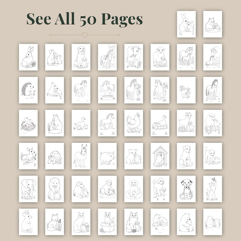 50 Animal Coloring Pages For Kids Natural Storybook Scenes With 50-animal-coloring-pages-for-kids-natural-storybook-scenes-with