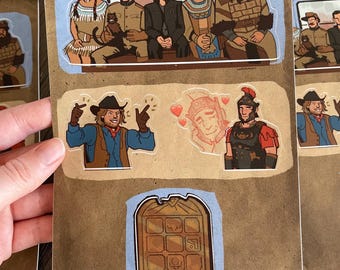 Nachts im Museum | Stickerbogen - Octavius Ahkmenrah NATM saninmint