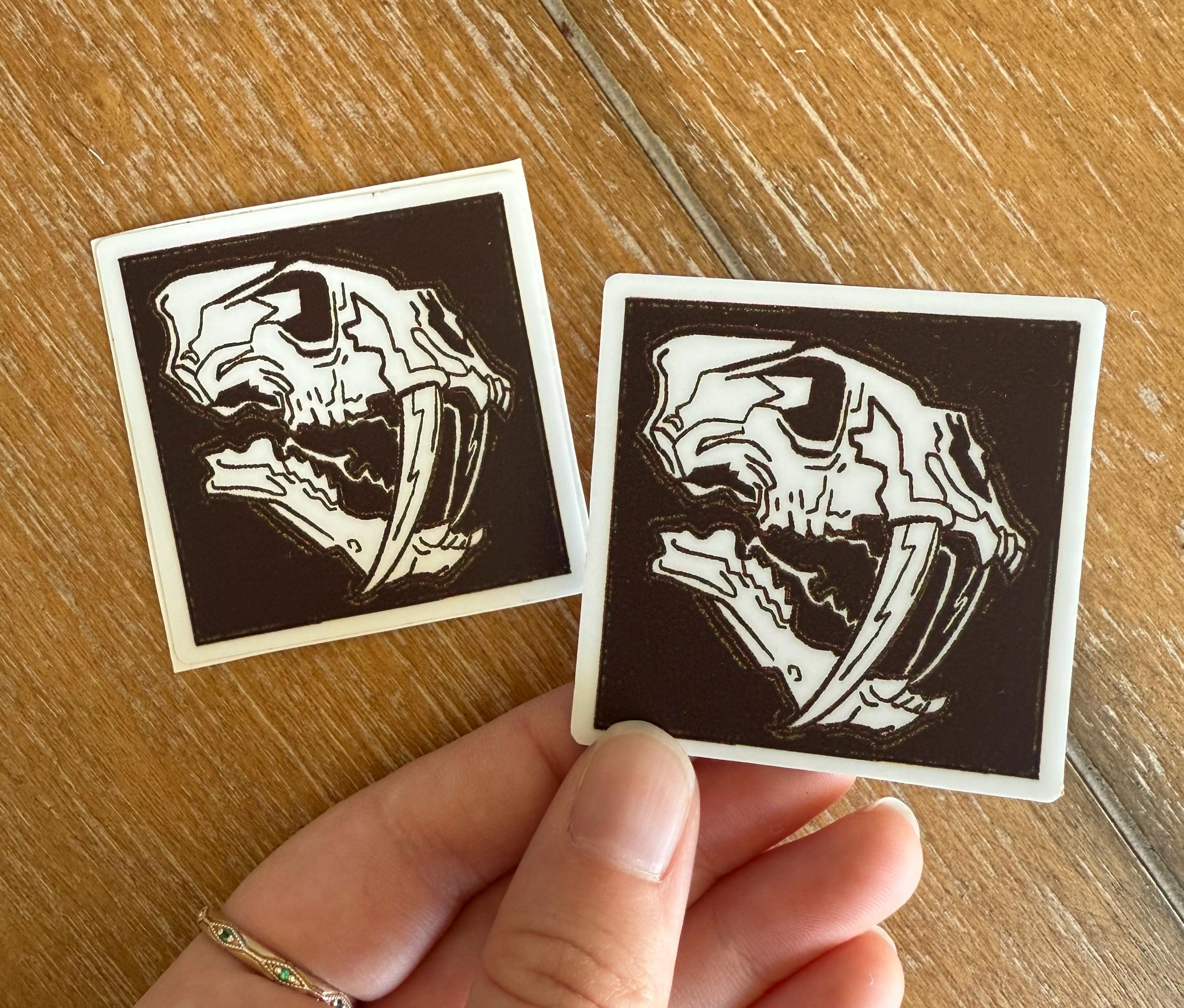 Smilodon Sticker Sabertooth Tiger Smilodon Sticker | Saninmint - Etsy