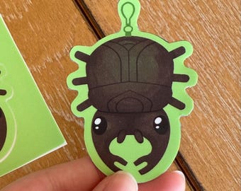 Pegatina de llavero de peluche de insecto / saninmint
