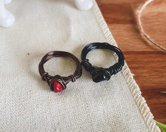 sam & bucky rings | the falcon and the winter soldier