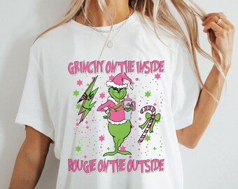 Funny Grinchmas Unisex Tee, Boujee Holiday Shirt