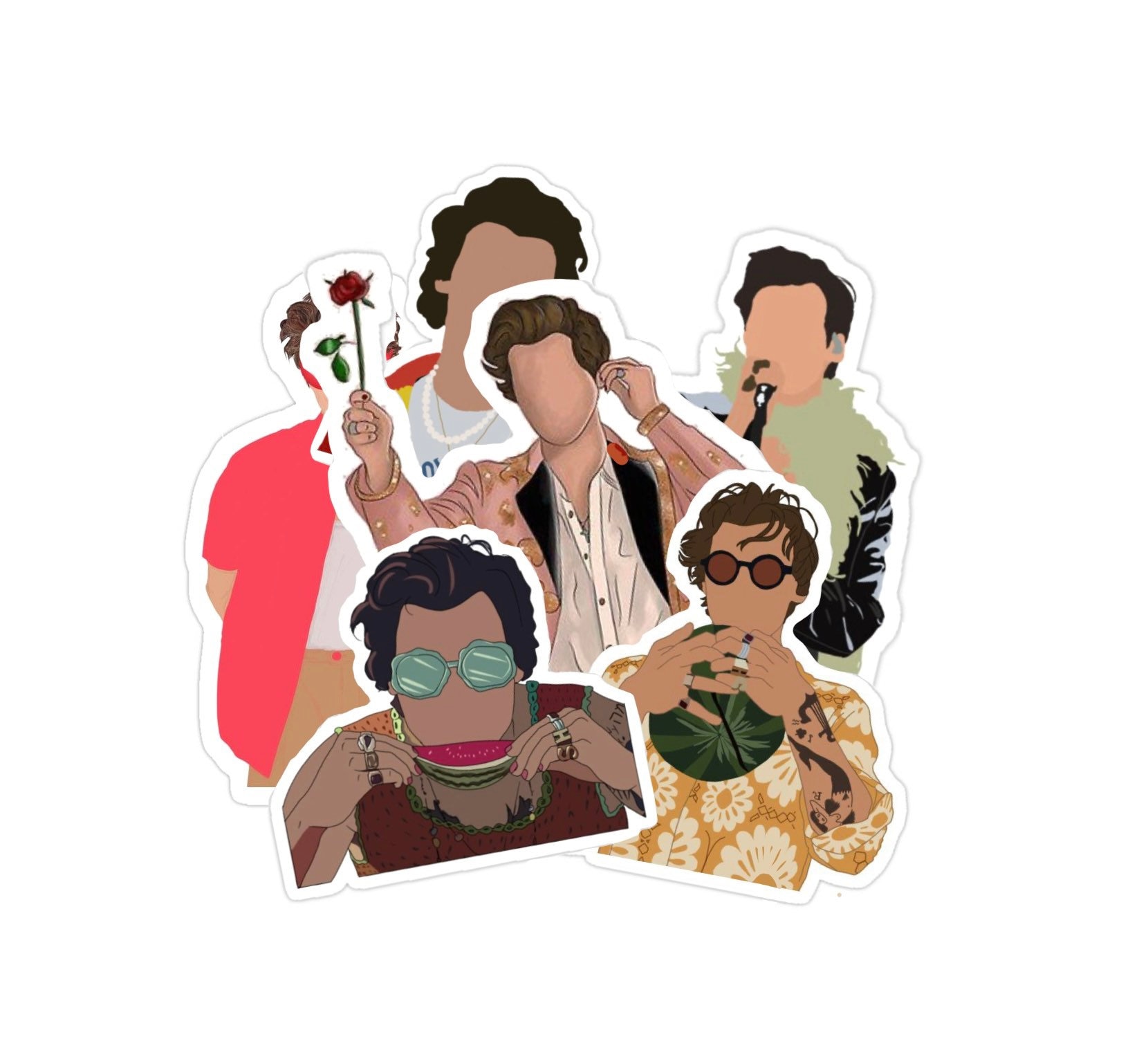 Harry Styles Stickers Etsy UK