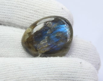 A1  Beautiful Multi Flashy Color Labradorite Cabochon, Rainbow Flash gemstone, semi precious Natural, loose stone  29ct