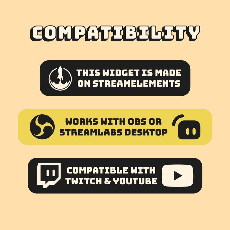 WIDGET Sticky Note / April Fools for Twitch and Youtube | Compatible ...