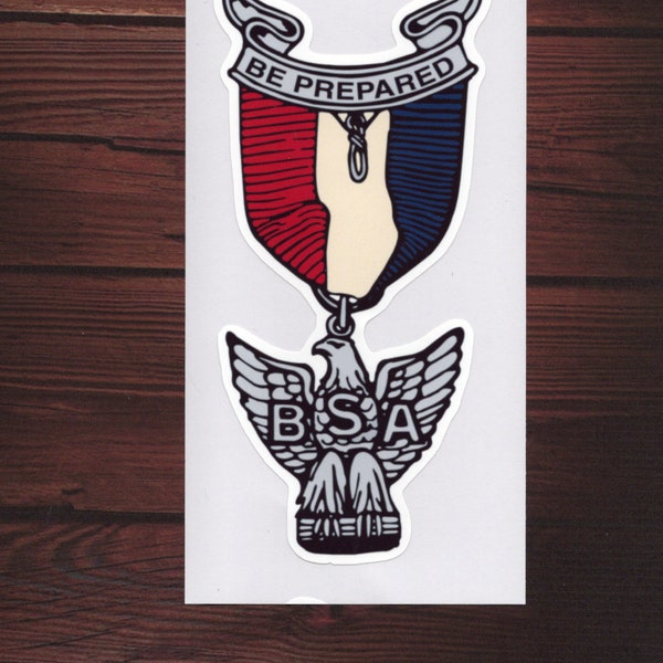 Boy Scouts Eagle Scout Medal Decal