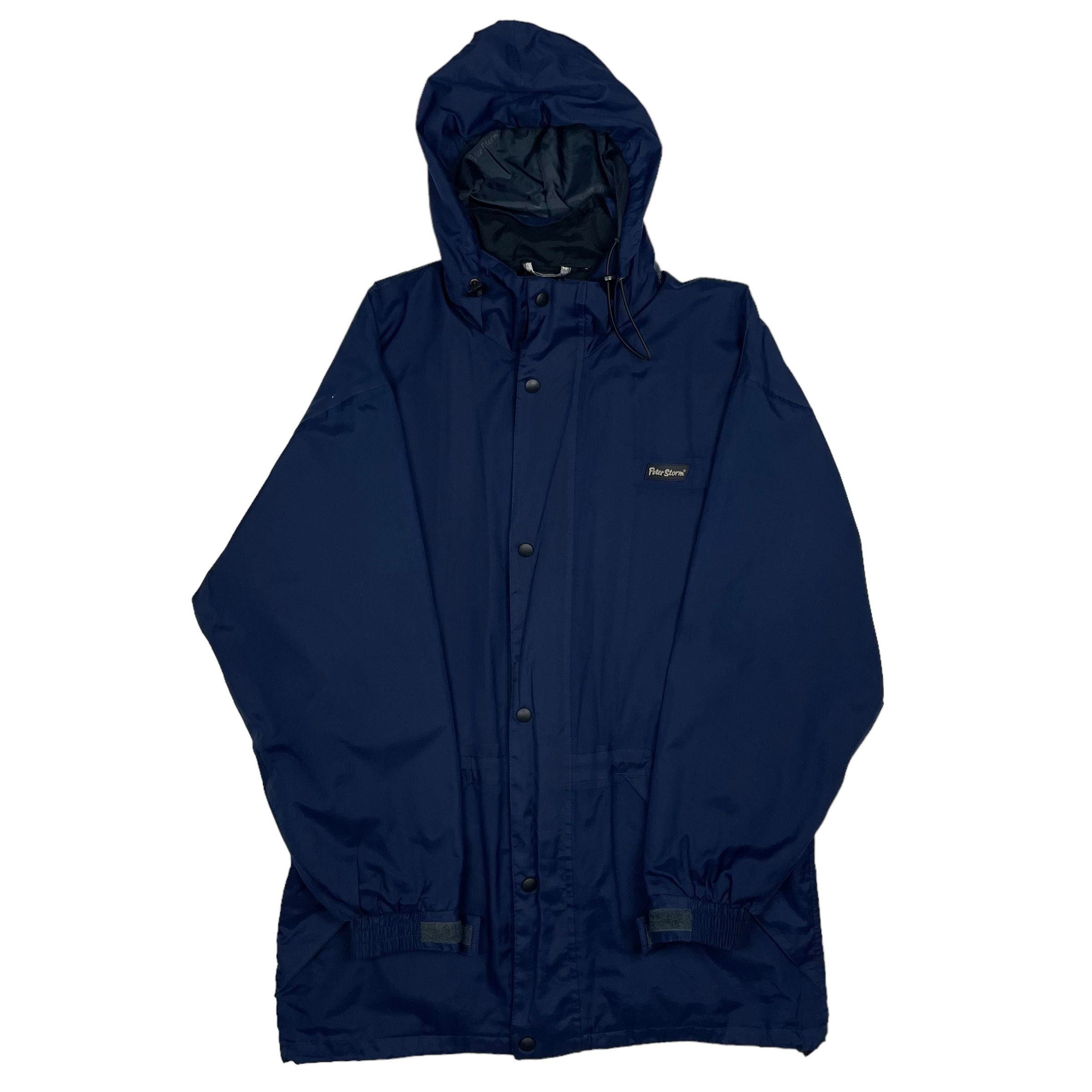 Peter Storm Zip up Navy Hooded Windbreaker Jacket Small Etsy