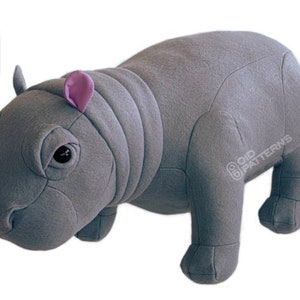 Hippopotamus (Extra) sewing pattern