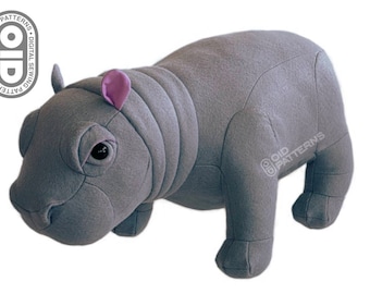 Hippopotamus (Extra) sewing pattern