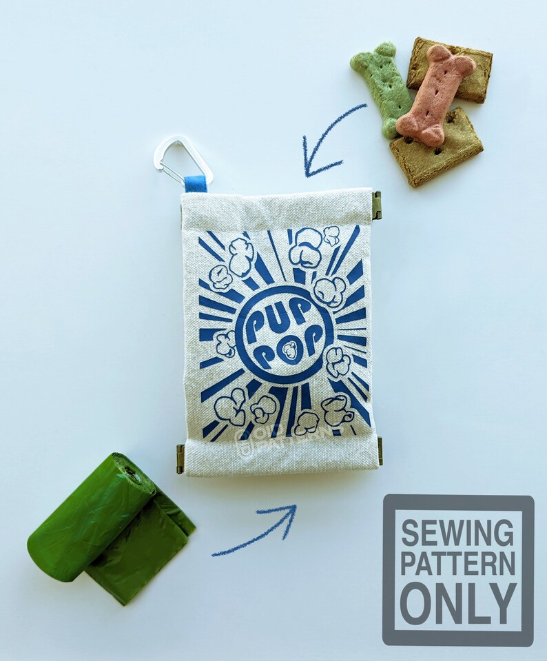 Popcorn Treat Bag Sewing Pattern Etsy
