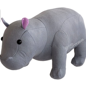 Hippopotamus (Standard) sewing pattern