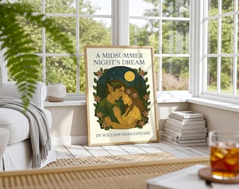 Midsummer Night's Dream Art Print | Shakespeare Fairy Romance