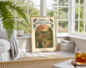 Anne of Green Gables Art Print: Vintage Cottagecore Home Decor