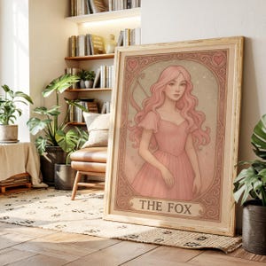Evangeline Fox Book Inspired Art Print | Projekt postaci fantasy | Fantastyczny i romantyczny wystrój