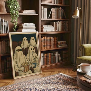 Ghosts at the Cinema-poster: griezelige filmavondkunst
