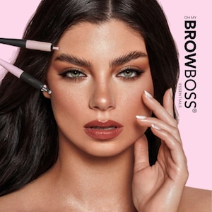 OHMYBROW BOSS® Blades 18U, 16U, 9F Box of Disposable Microblades for Permanent Makeup Artists And Needle Knowledge Training Manual