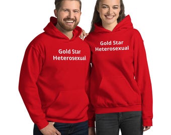 Gold Star Heterosexual Hoodie