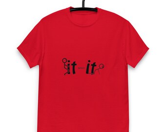 F IT Graphic Tee, Funny Sarcastic Cotton T-Shirt