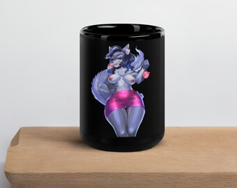 wolf lady Mug
