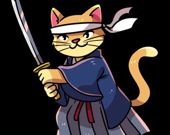 Samurai Cat Protector