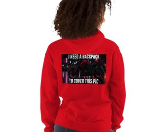 Motorcycle Backpack Hoodie