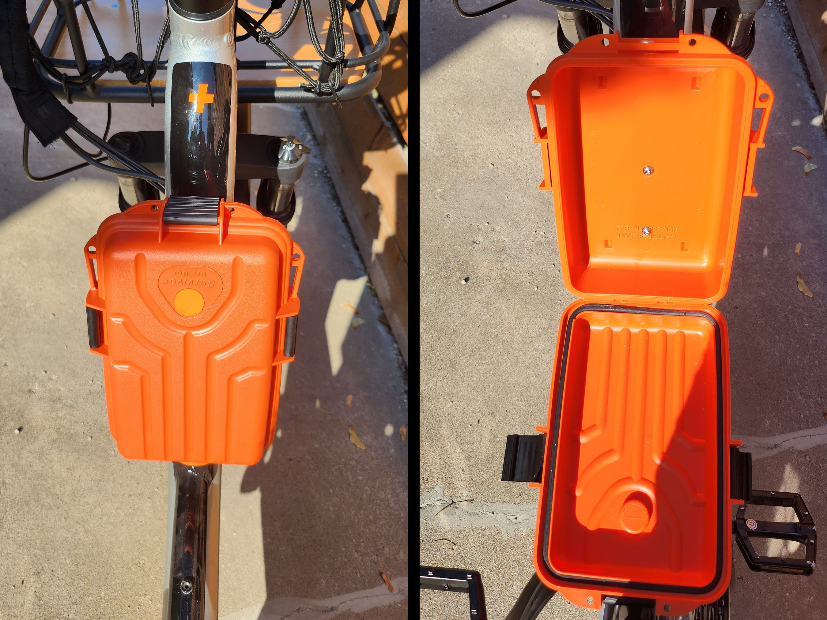 Radrunner Plus, 2 & 1, Small Storage Box and Mount Fully Assembled