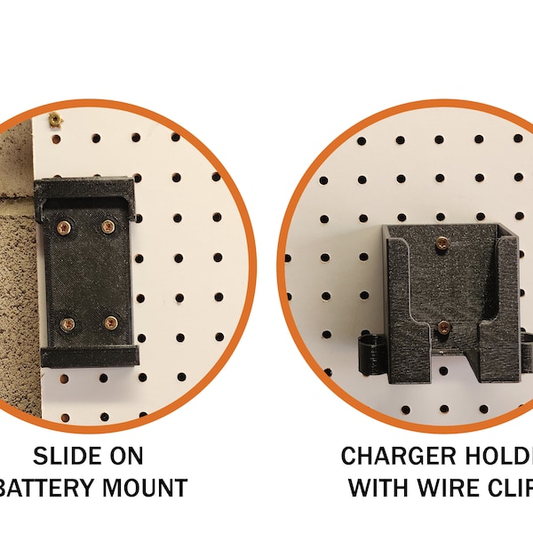 Rad Power Bike Charger and Battery Wall Mounts