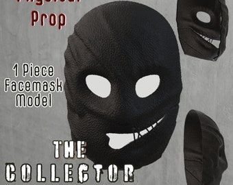 The Collector Face Mask - Horror Movie  | Professional Prop - Textured Surface PLA+ | Multiple Sizes - Horror Decor