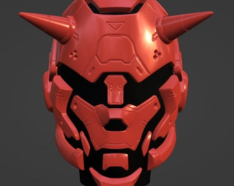 Maschera facciale ispirata alla Macchina 56 - Airsoft Mask Tech Wear - Modelli 3D STL digitali