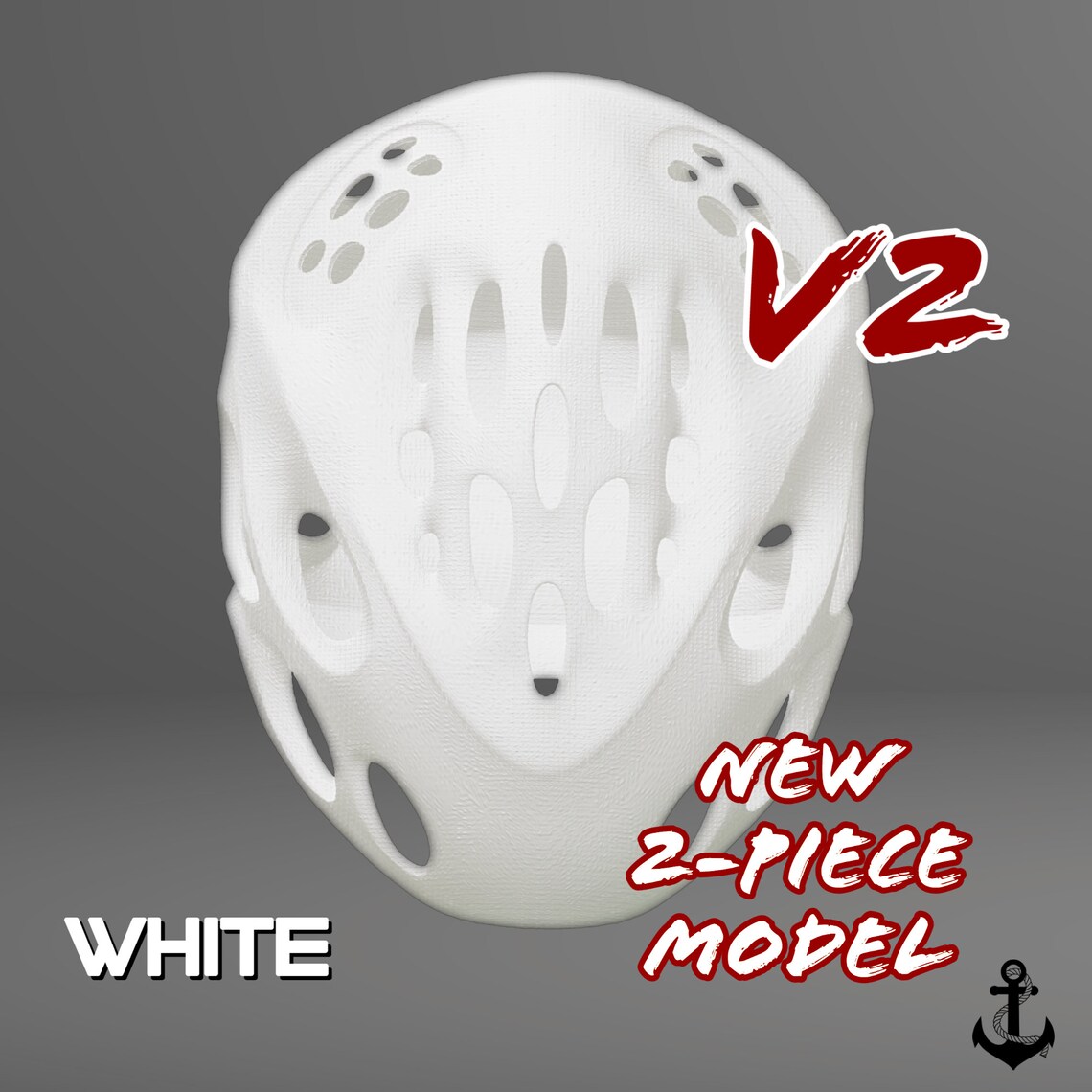 V2 Foam Runner Helmet 2 Piece Model W/ Hypebeast Etsy