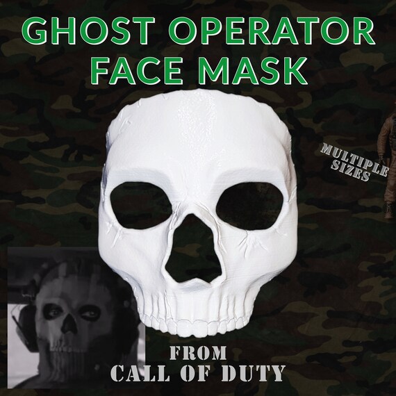 Cosplay COD Ghost Fabric Face Mask Helmet Outdoor Prop Wear