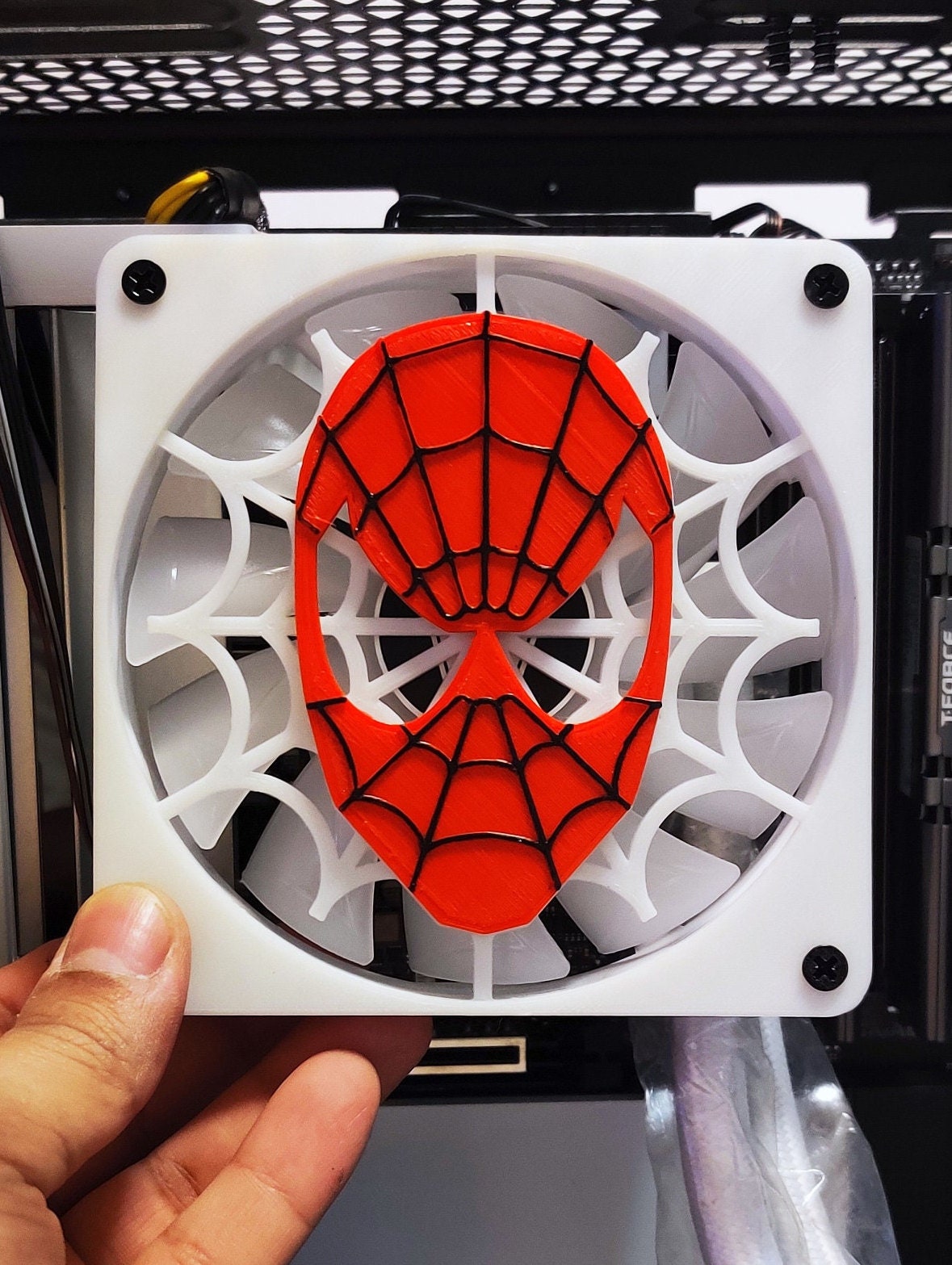 Custom desktop for a Spider Man fan! Available at Professional Electronics!  #customcomputer #computer