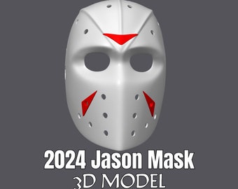 Maschera Jason Vorhees versione moderna 2024 - Modello 3D STL digitale