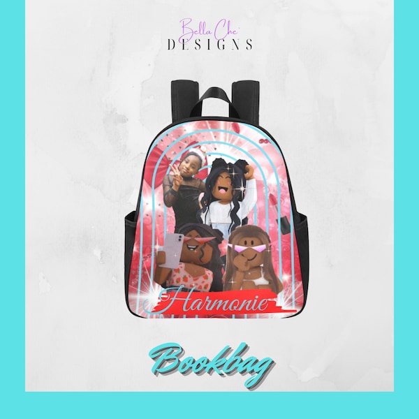 Roblox girl bookbag/girl backpack/ Roblox bookbag