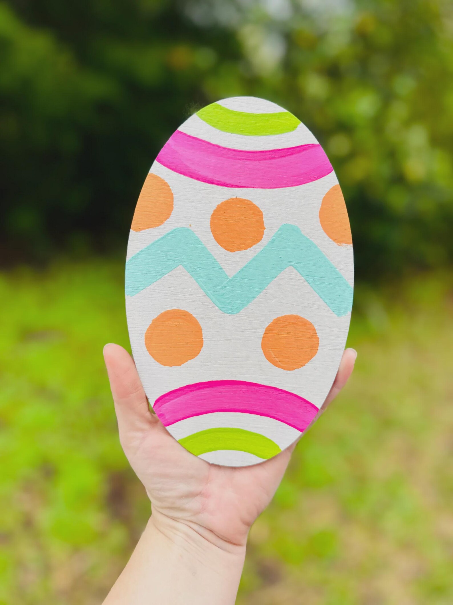 Hand-painted Spring Munchkin Attachment: Interchangeable Door Hanger ...