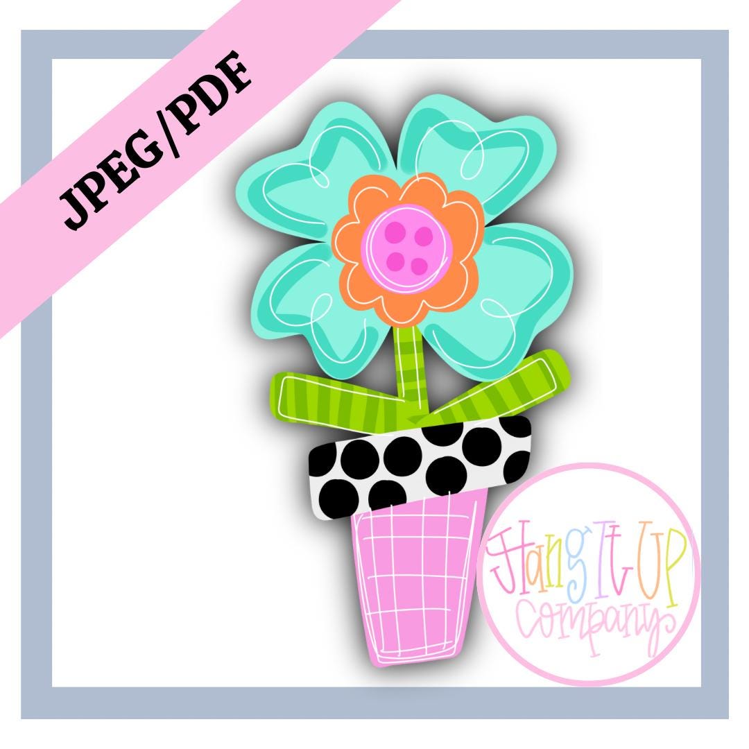 Modelo de flor Funky