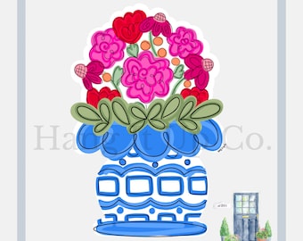 Floral Vase Template