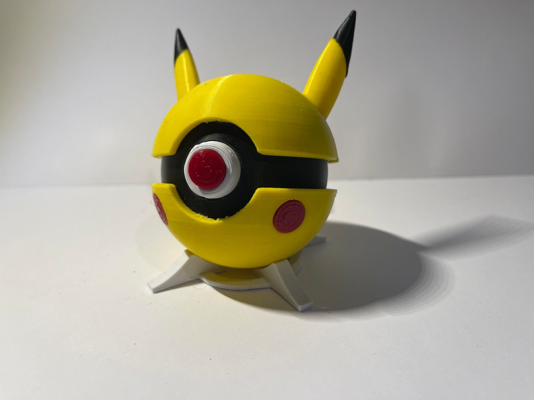 3D Printed Pikachu-themed Pokeball: the Ultimate Gift for Pokémon ...