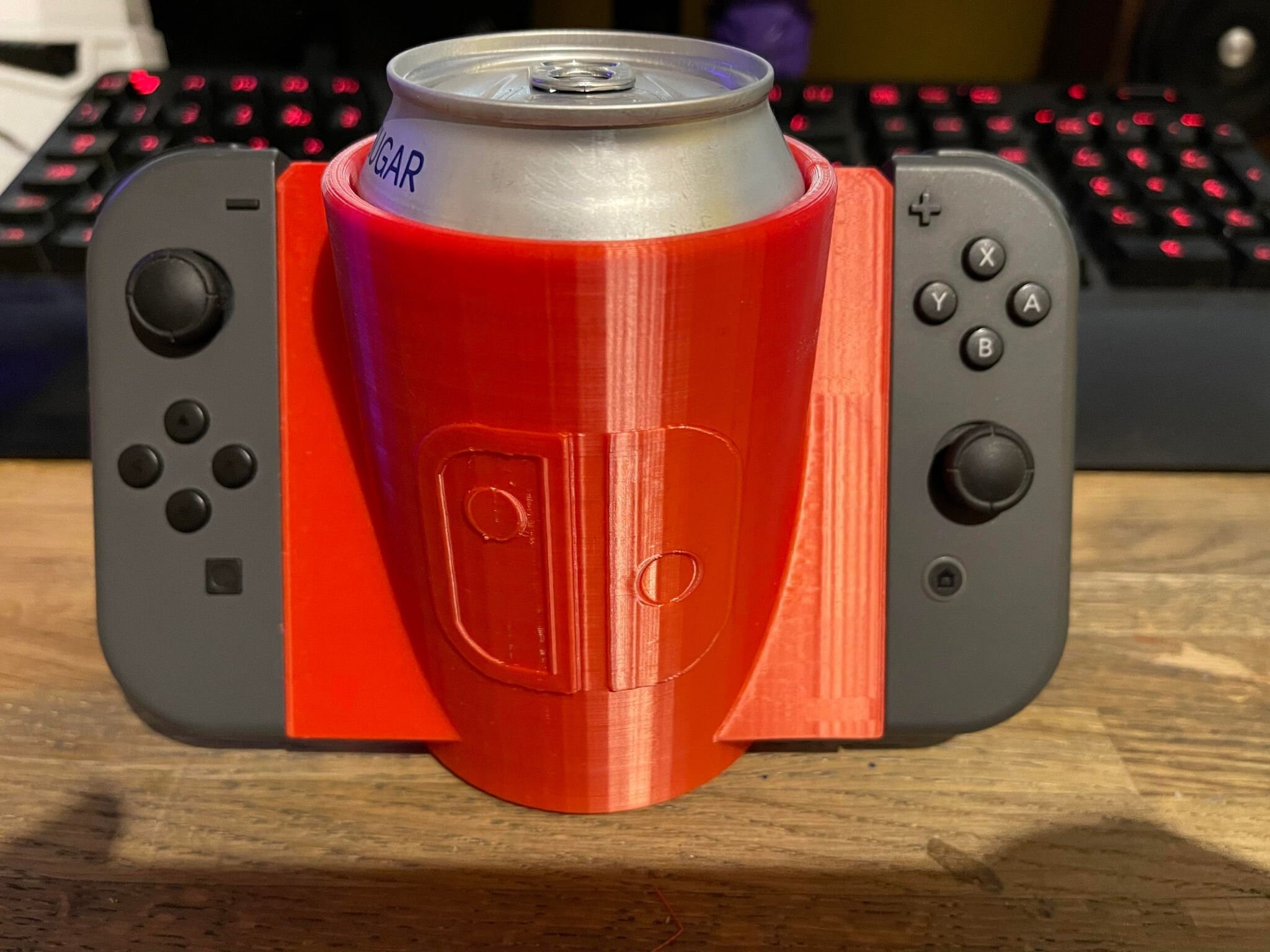 Nintendo Switch Controller With Can Holder 3d Printed Etsy