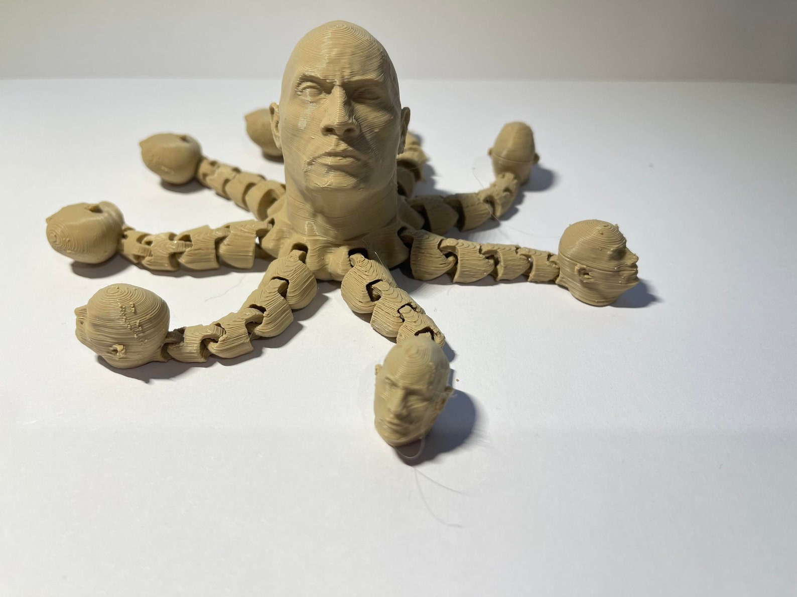 Octorock 3D Printed the Rock Octopus Articulated 3D Print Etsy