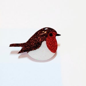 Handmade Robin Brooch zdjęcie 2