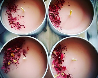 Wilde Rose Candle. 8 oz.