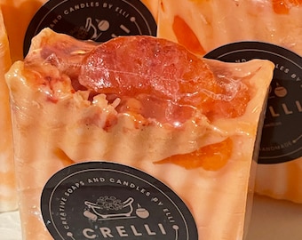 Tangerine Melt and Pour Soap. 5. oz.