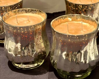 Sweet Patchouli Rose Candle in a Dekorative Glass