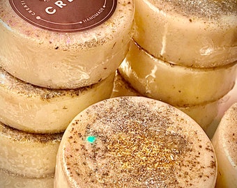 Chamomile & Glitter Puck Soap, 3.5 oz.