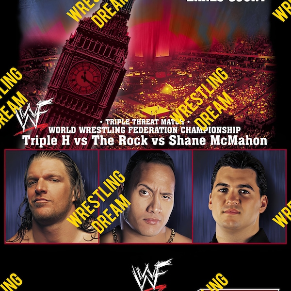 65.. Make your selection WWF WWE Insurrextion 2000 London England quality A4  A3 poster
