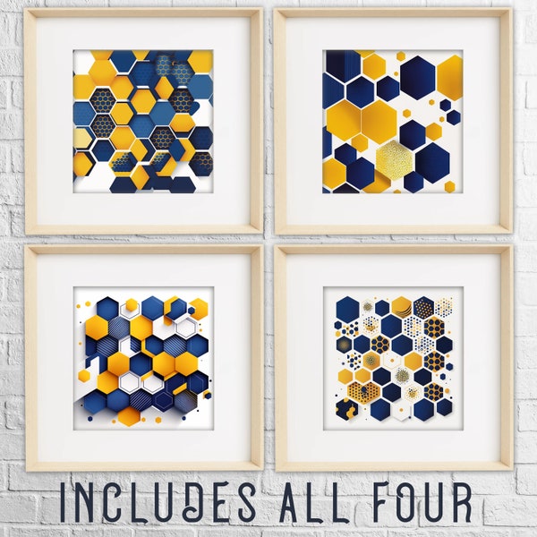 Gold Honeycomb - Etsy